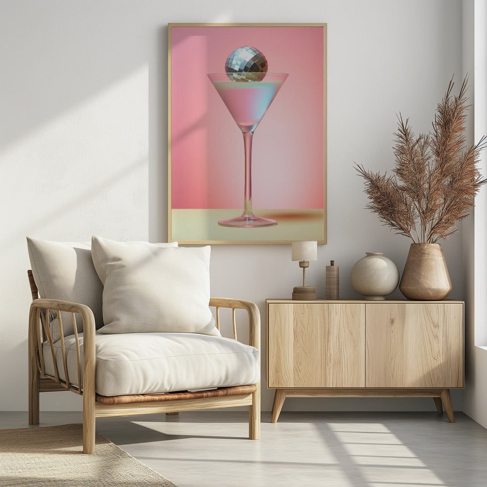 Disco Martini - Poster / Art Print - interiör