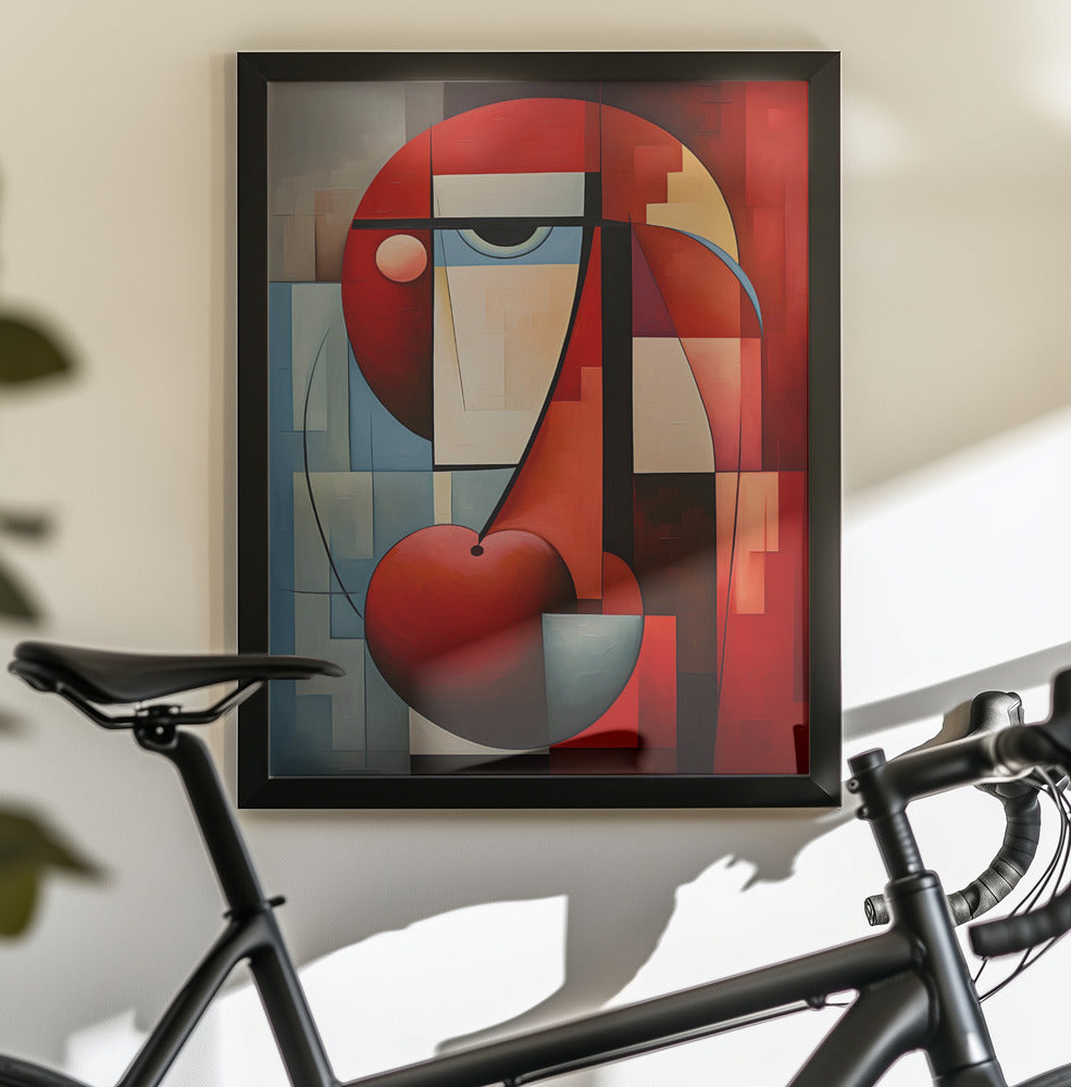 The Abstract Face - Poster / Art Print - interiör