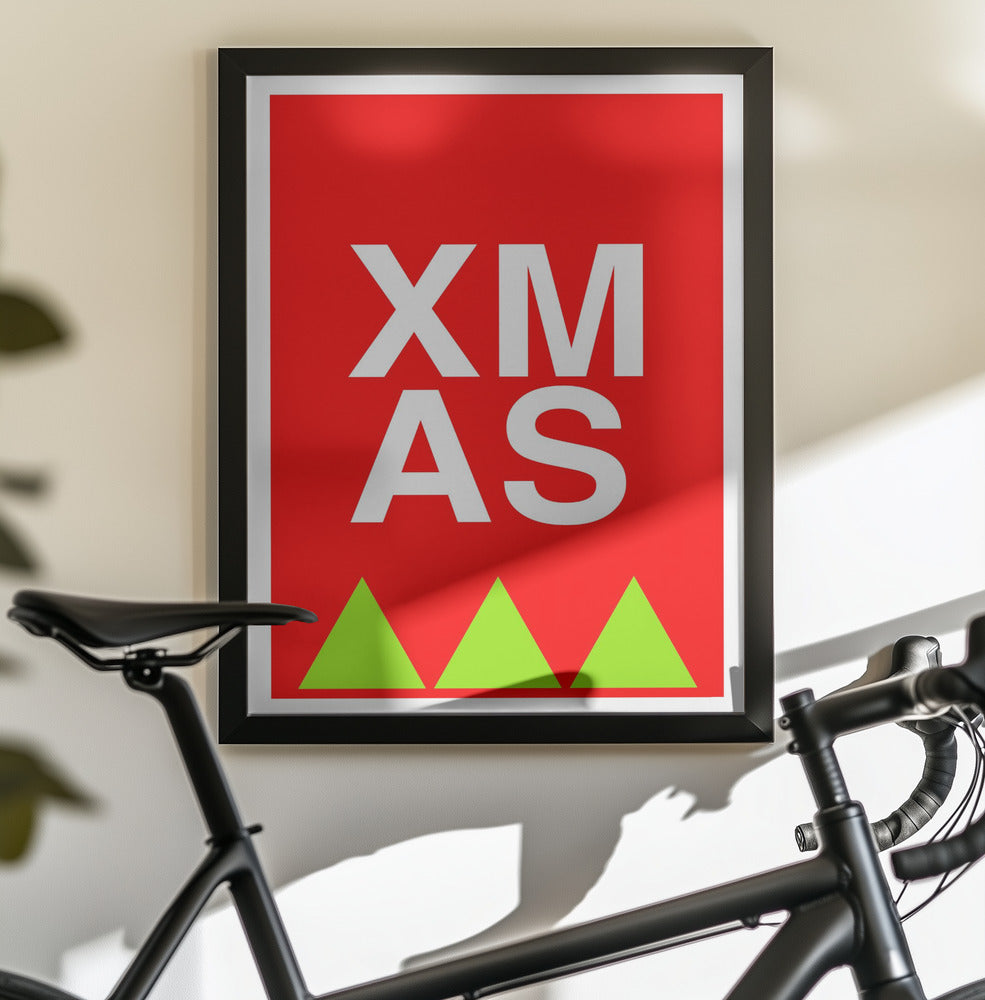Bows and Baubles: Xmas Print Holiday Collection - Poster / Art Print - interiör