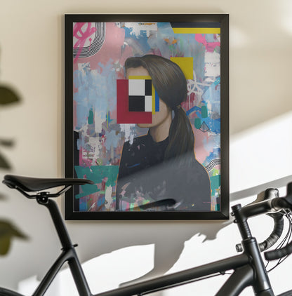 Girl 1 - Poster / Art Print - interiör