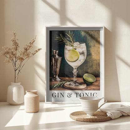 Gin & Tonic - Poster / Art Print - interiör