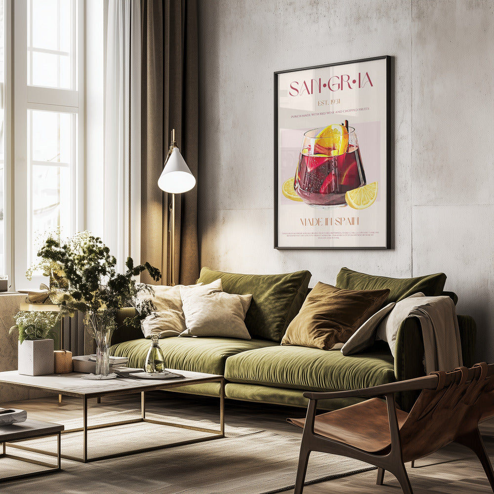 Sangria print - Poster / Art Print - interiör