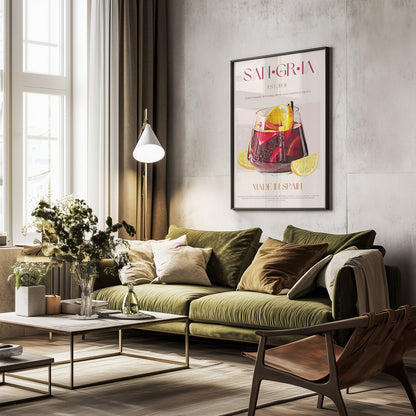 Sangria print - Poster / Art Print - interiör