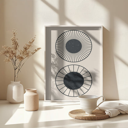 Circles! - Poster / Art Print - interiör