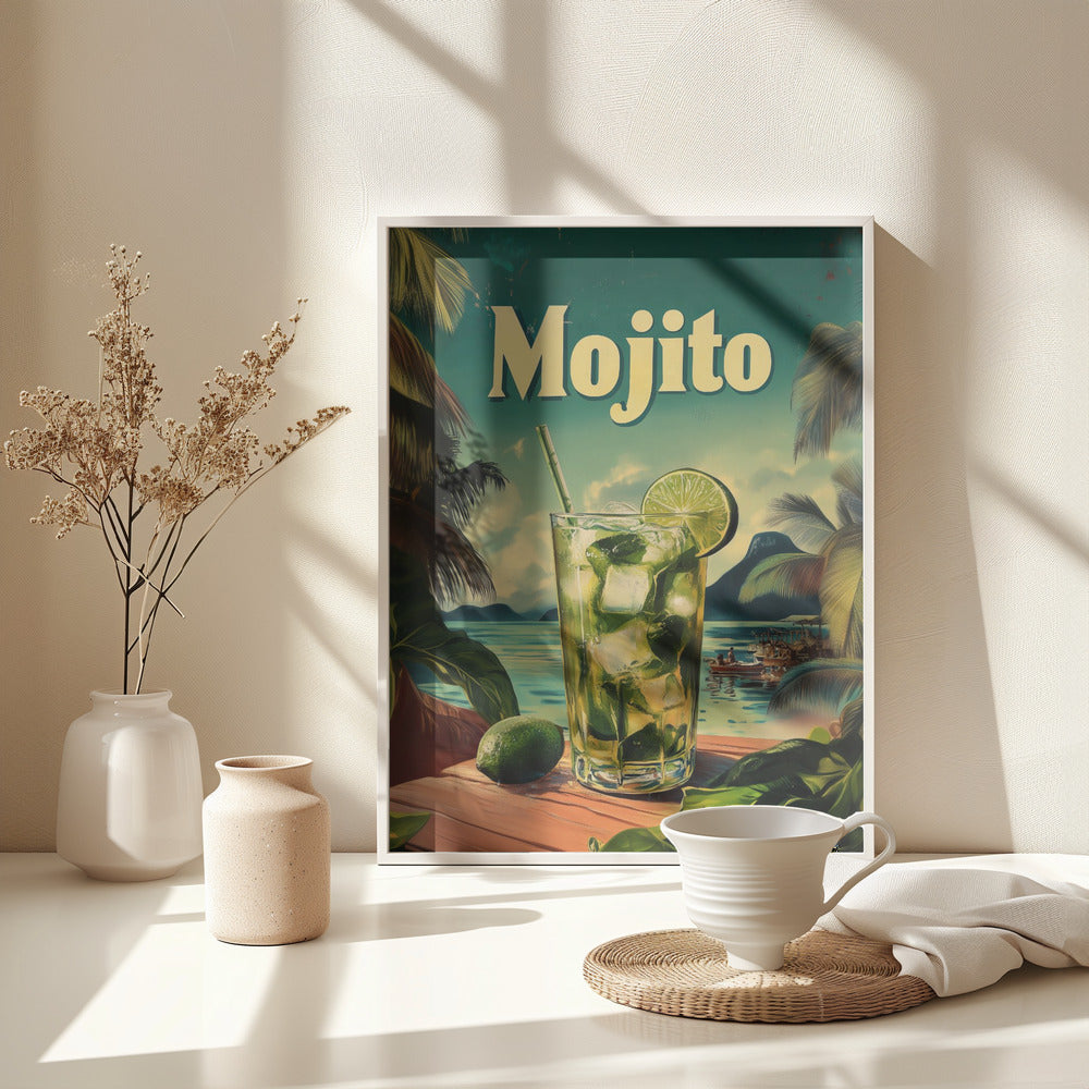 Mojito Vintage - Poster / Art Print - interiör
