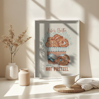 Pretzel - Poster / Art Print - interiör
