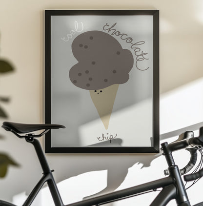 Chocolate Chip - Poster / Art Print - interiör