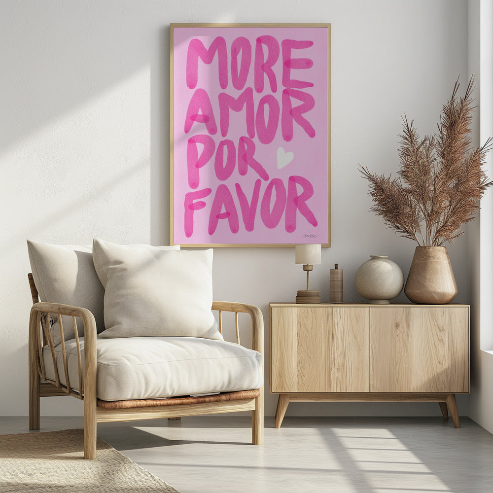 More Amor Por Favor - Poster / Art Print - interiör