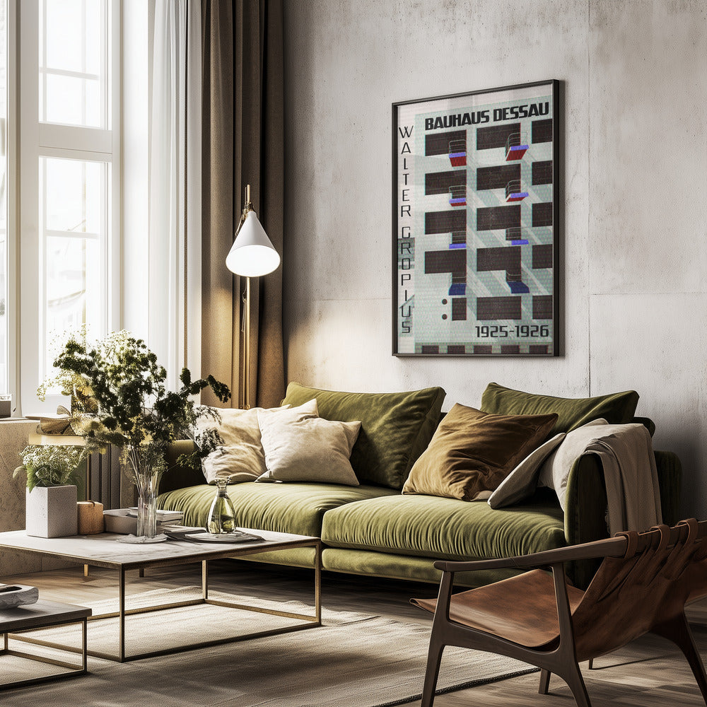Bauhaus Dessau style IV - Poster / Art Print - interiör