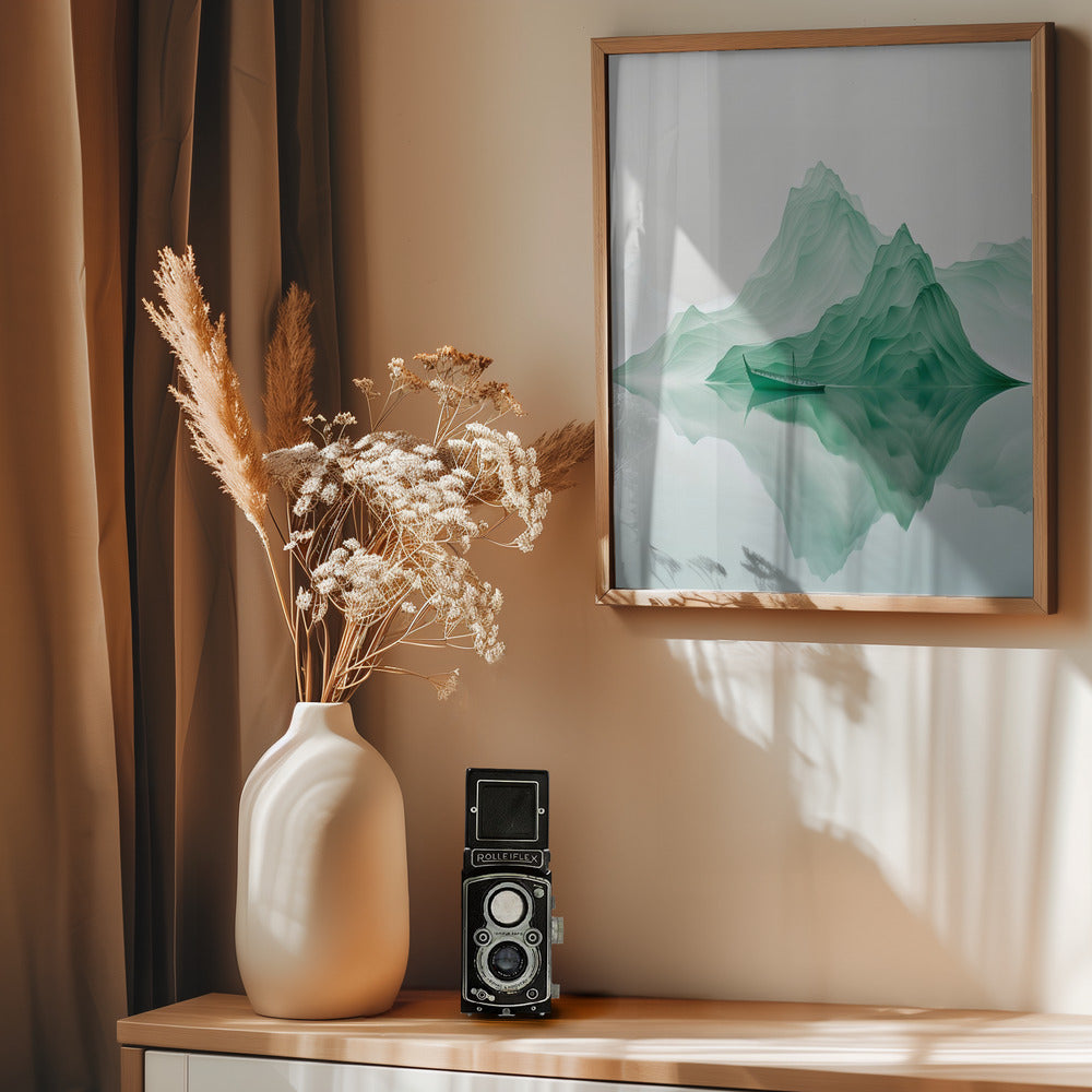 In Calm Waters - Poster / Art Print - interiör