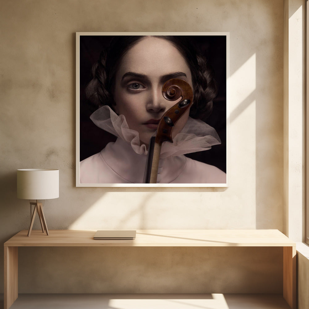 The Dark Violinist - Poster / Art Print - interiör