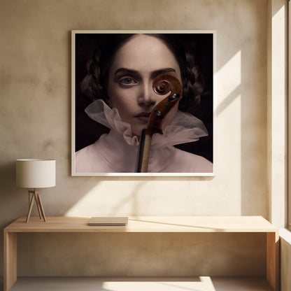 The Dark Violinist - Poster / Art Print - interiör