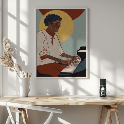 MUSICIAN GUY VIII - Poster / Art Print - interiör