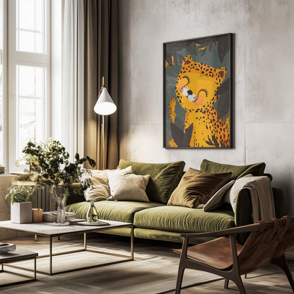 Little Leo - Poster / Art Print - interiör