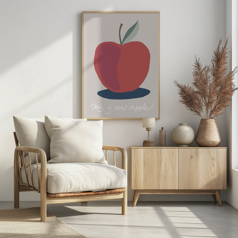 This is an Apple - Poster / Art Print - interiör