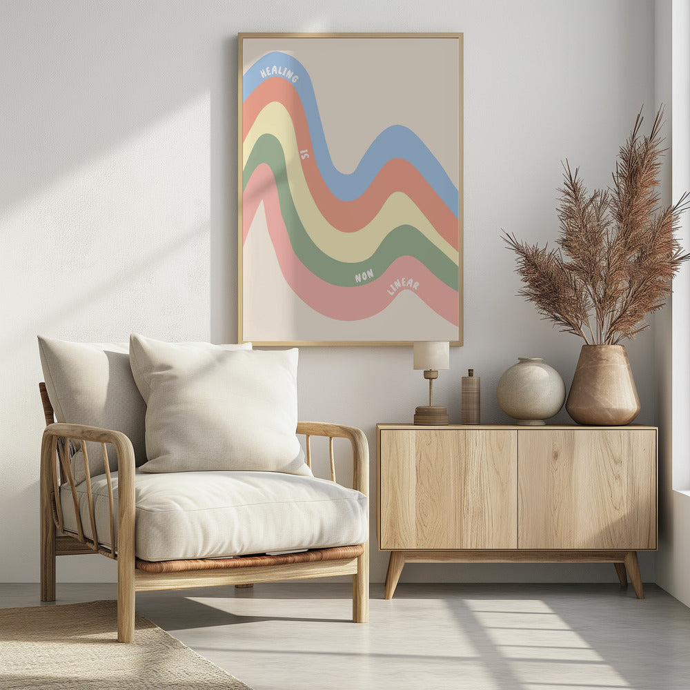 Healingisnonlinear - Poster / Art Print - interiör
