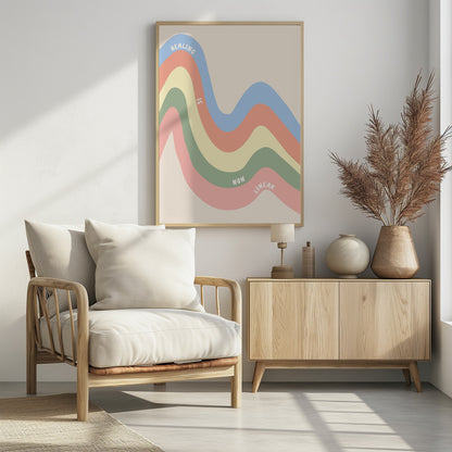 Healingisnonlinear - Poster / Art Print - interiör