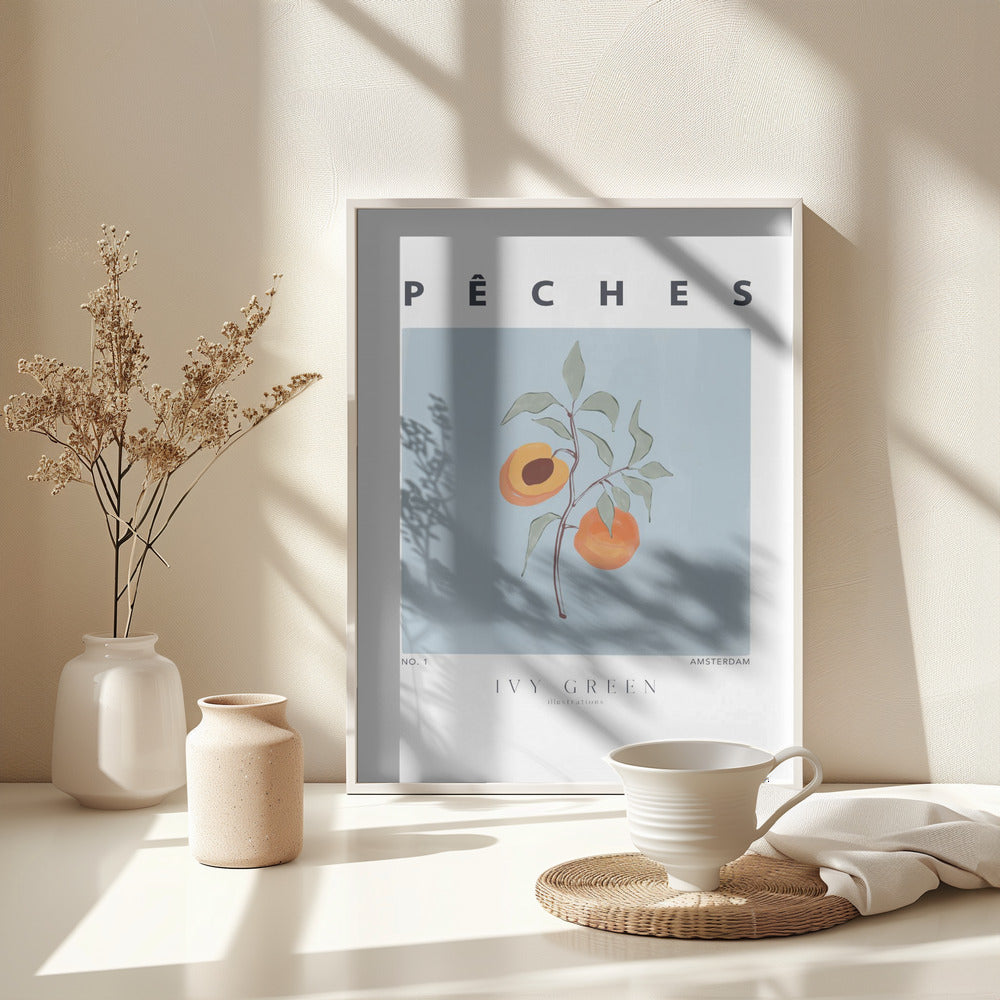 Peaches - Poster / Art Print - interiör