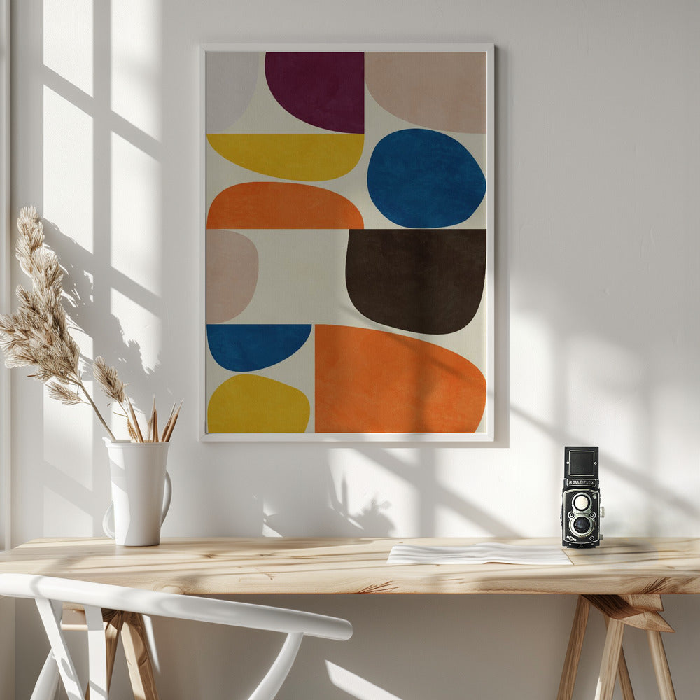 Vivid Bauhaus - Poster / Art Print - interiör