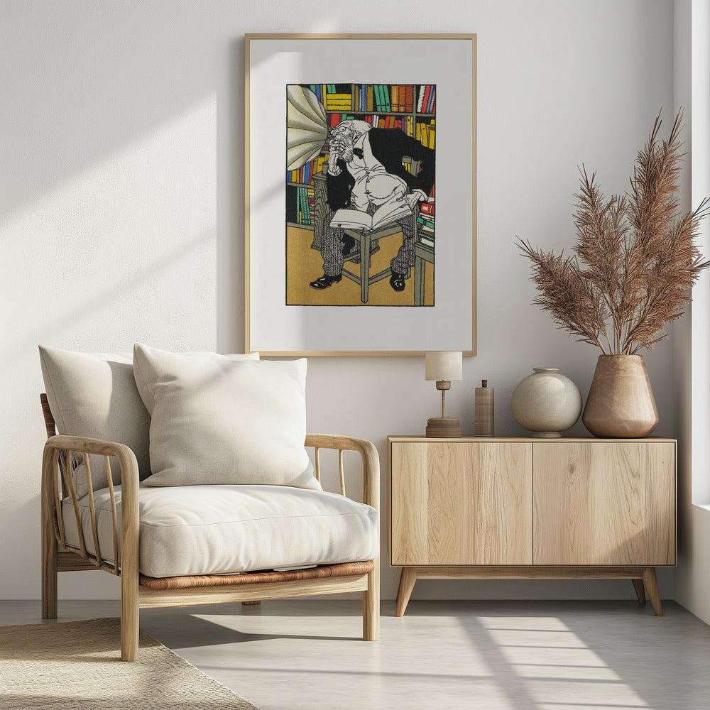 The Dialectician - Poster / Art Print - interiör