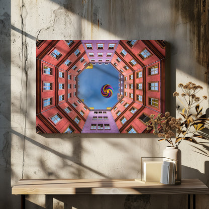 Shapes and Swirls - Poster / Art Print - interiör