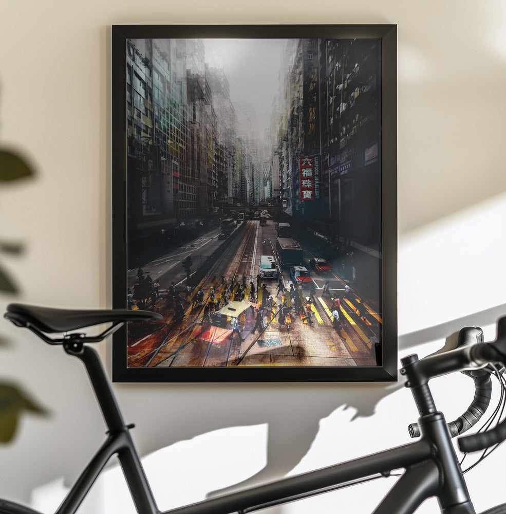 Streets of Hong Kong - Poster / Art Print - interiör