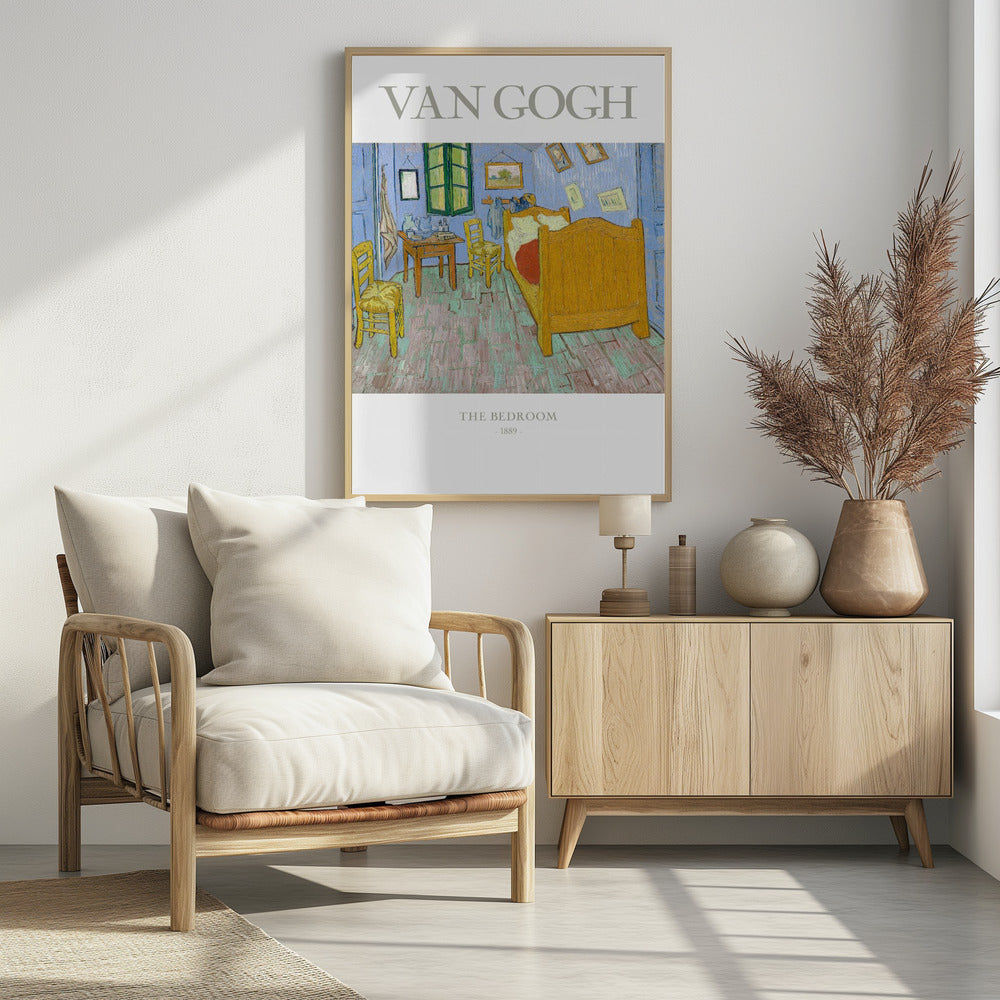 The Bedroom - Poster / Art Print - interiör