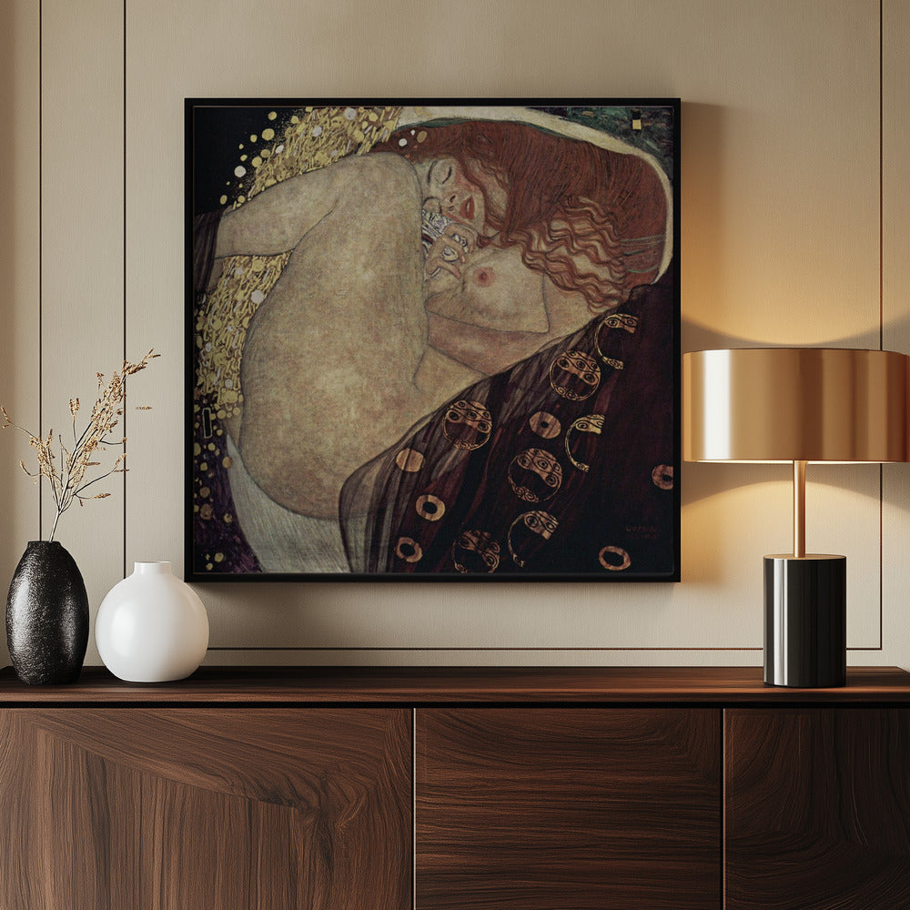 Danae (1907 1908) - Poster / Art Print - interiör