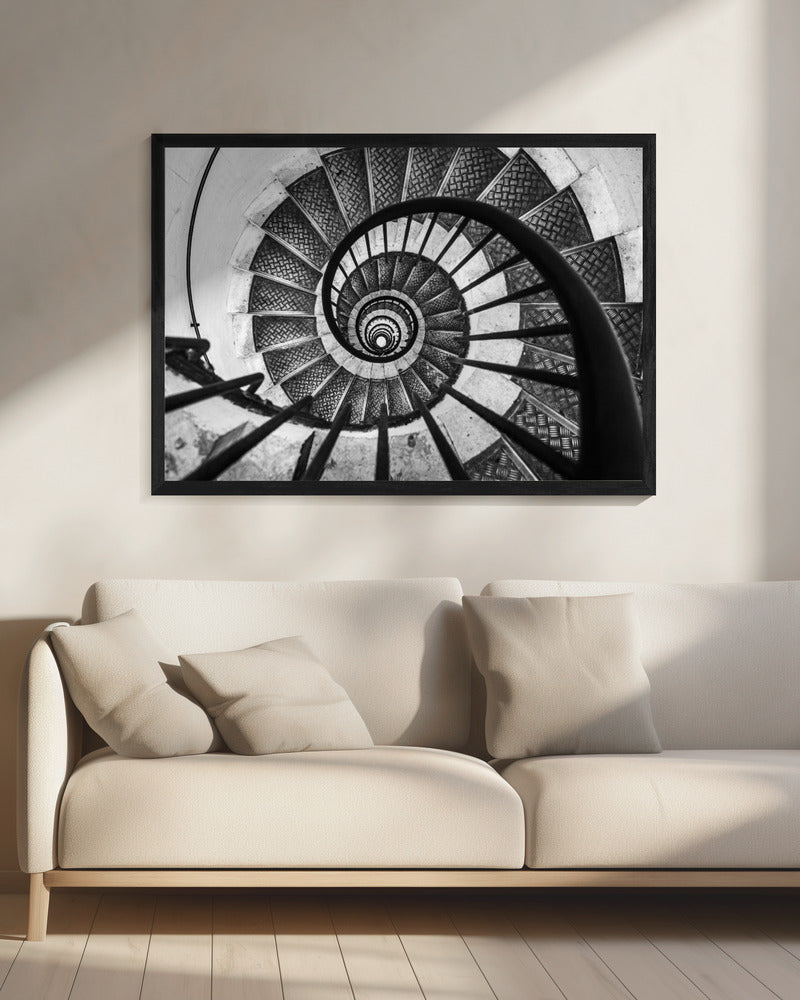 Inside the Arc de triomphe de l'Étoile - Poster / Art Print - interiör