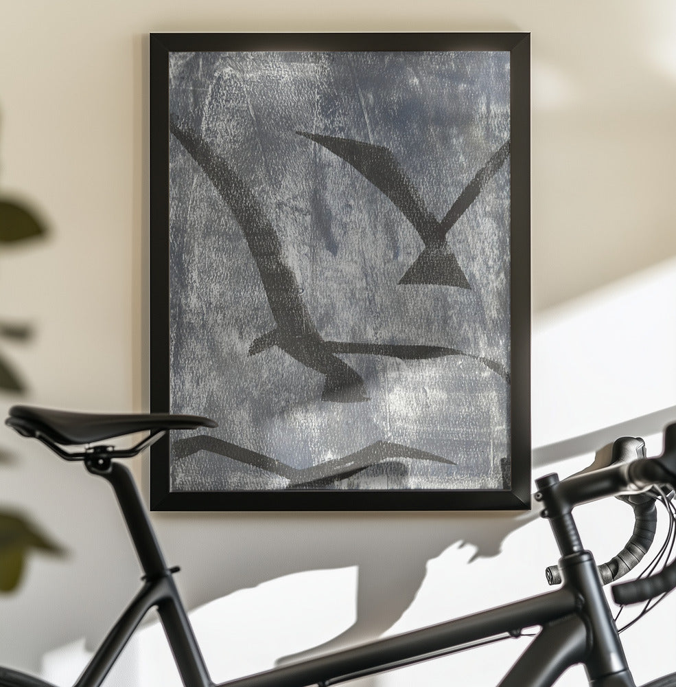 Birds Silhouette - Poster / Art Print - interiör