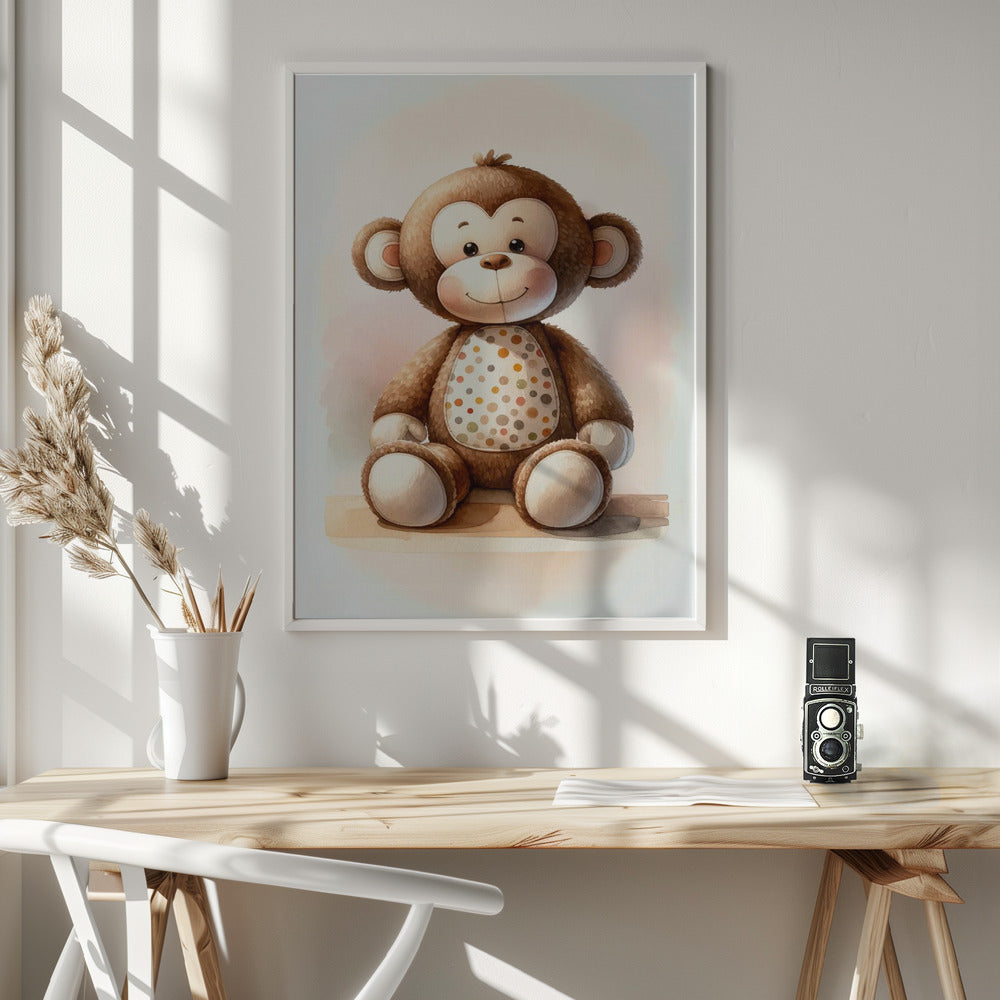 Monkey - Poster / Art Print - interiör