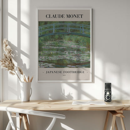 Japanese Footbridge 1899 - Poster / Art Print - interiör