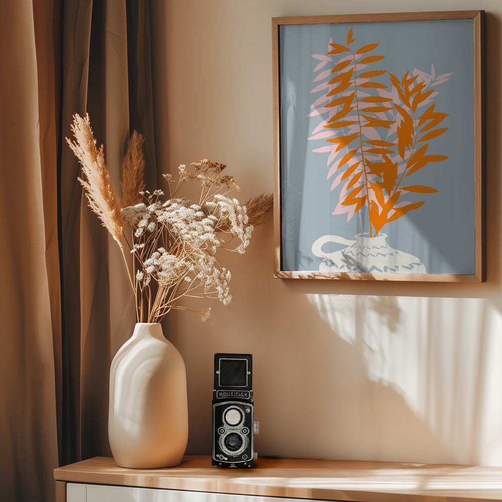 Botanical dopamine twigs - Poster / Art Print - interiör