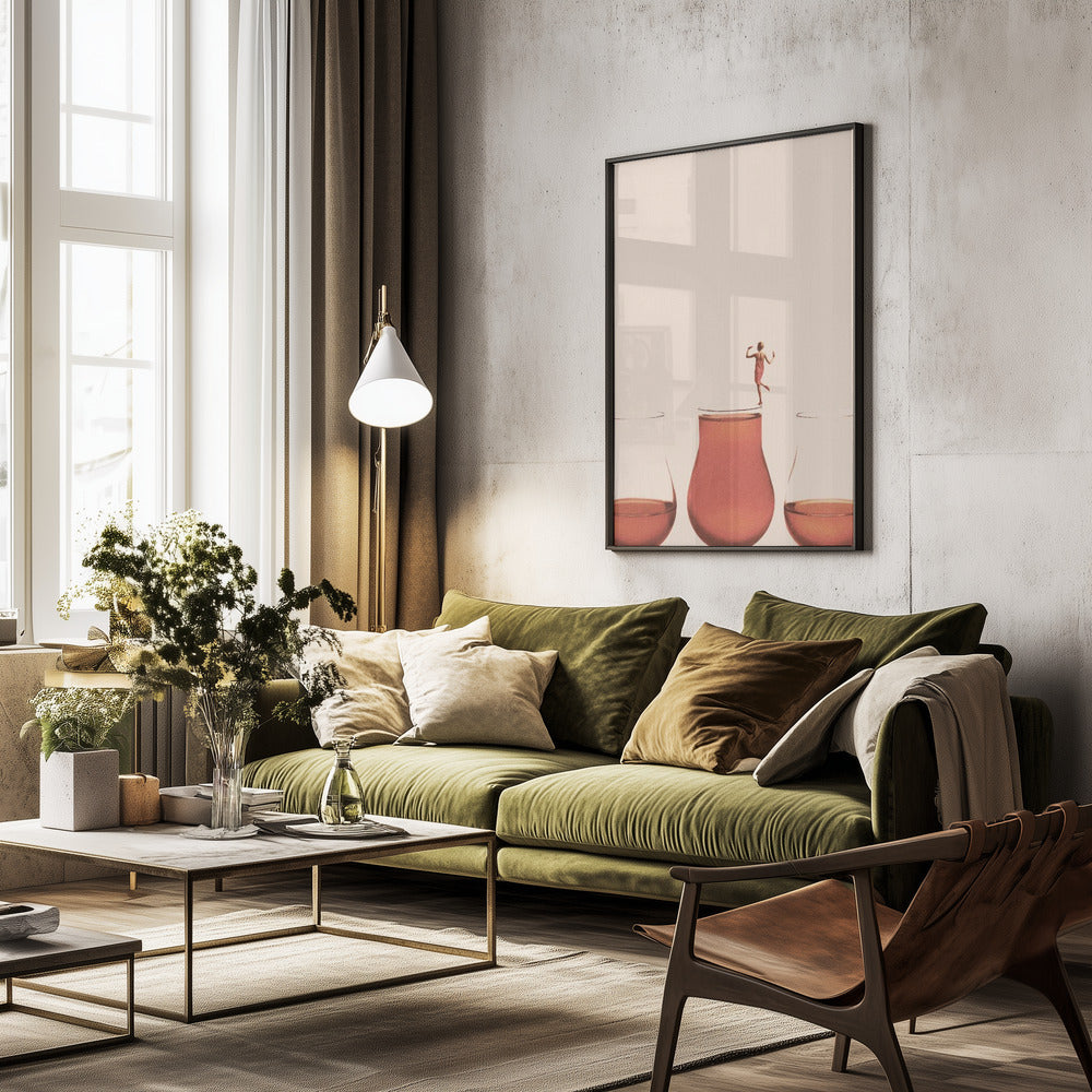I prefer the full one - Poster / Art Print - interiör