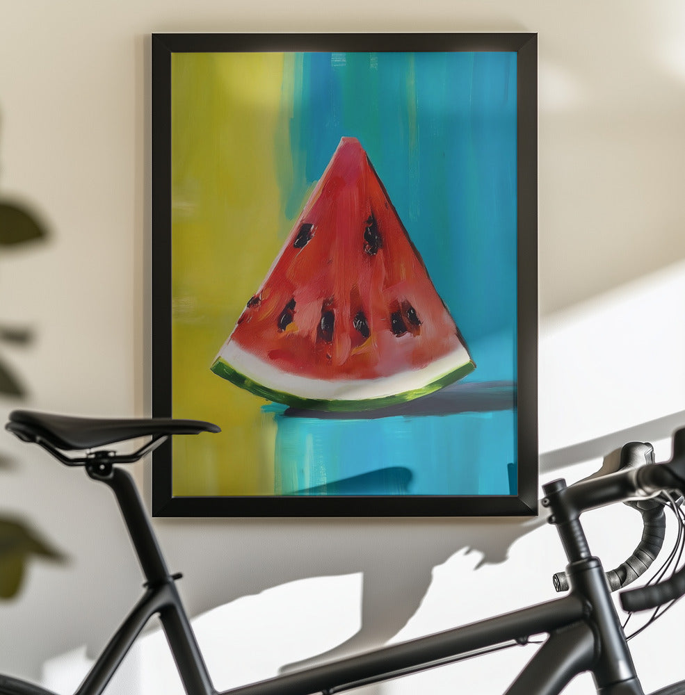Watermelon Slice - Poster / Art Print - interiör