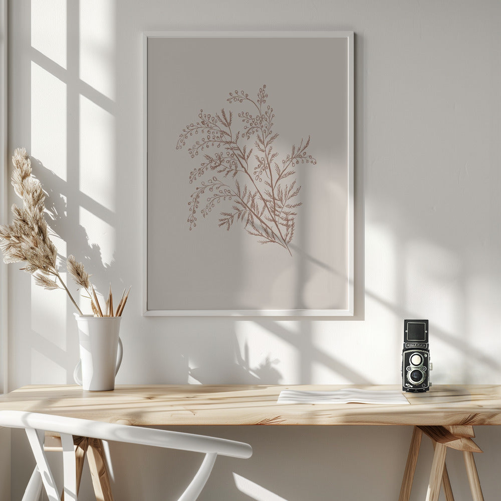 Acacia Botanical Branch - Poster / Art Print - interiör