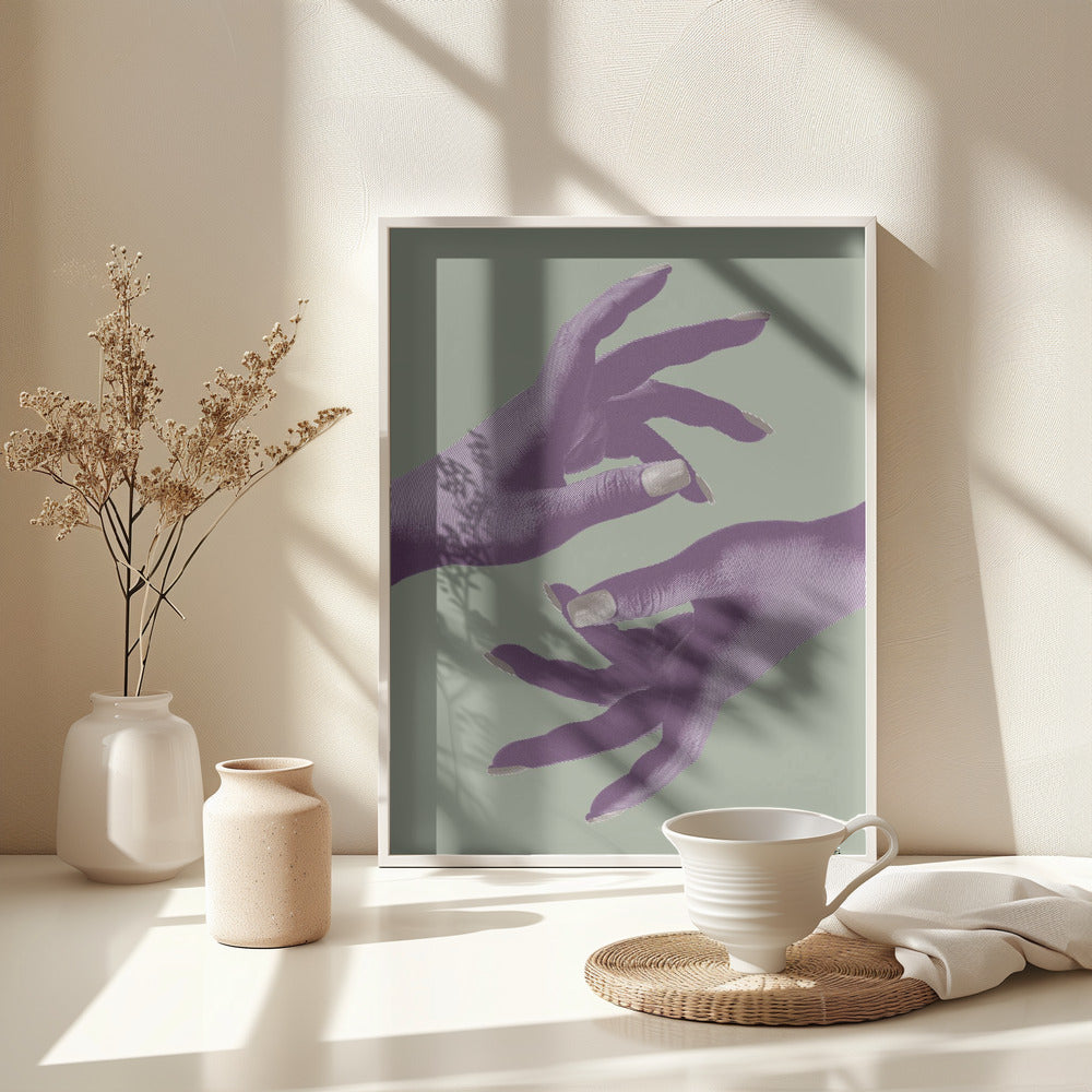 Reaching No 01 - Poster / Art Print - interiör