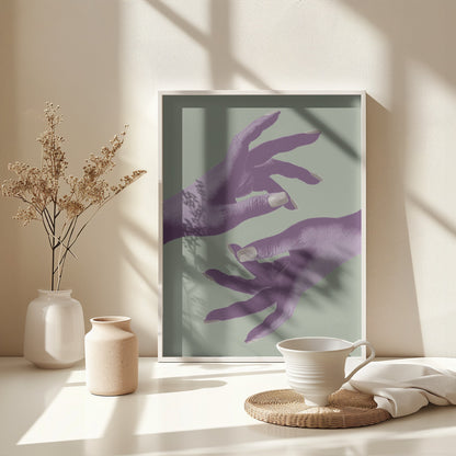 Reaching No 01 - Poster / Art Print - interiör