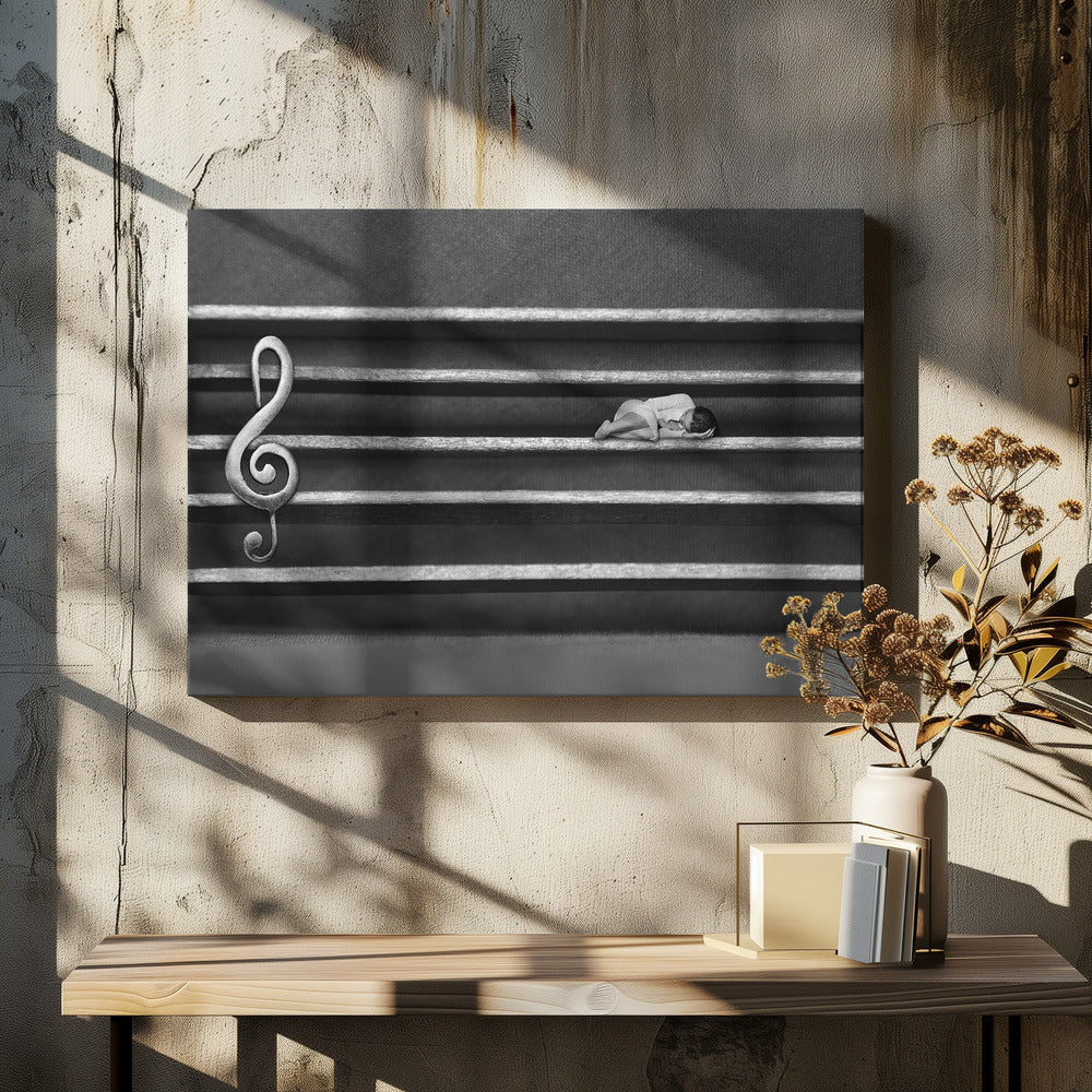 Silence - Poster / Art Print - interiör