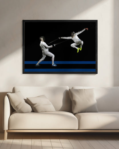 Fäktning - Poster / Art Print - interiör