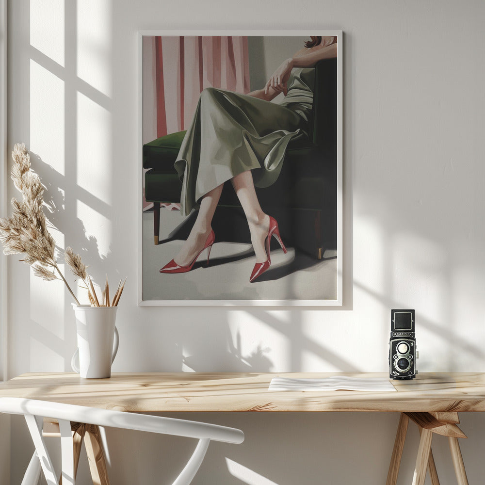 Waiting for the Guests - Poster / Art Print - interiör