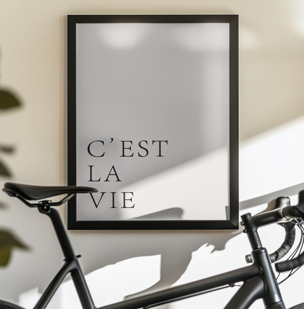 C'est La Vie - Poster / Art Print - interiör