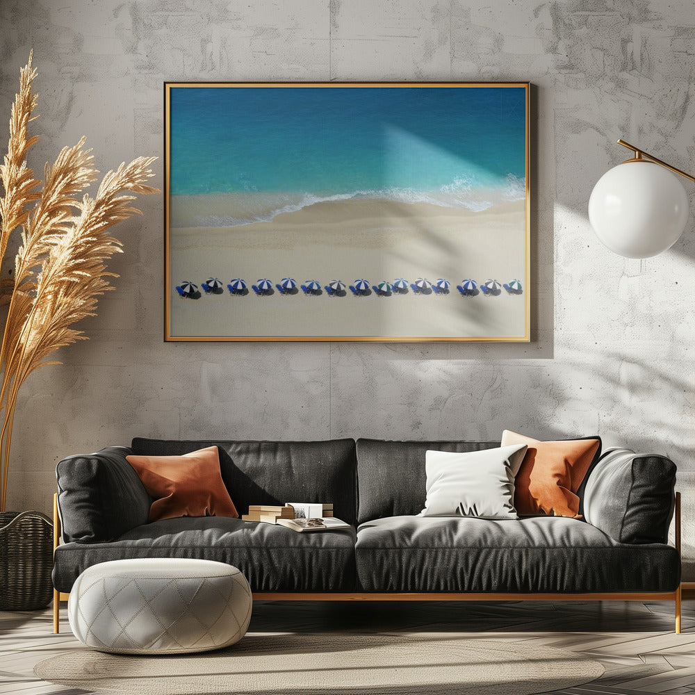 On the beach - Poster / Art Print - interiör