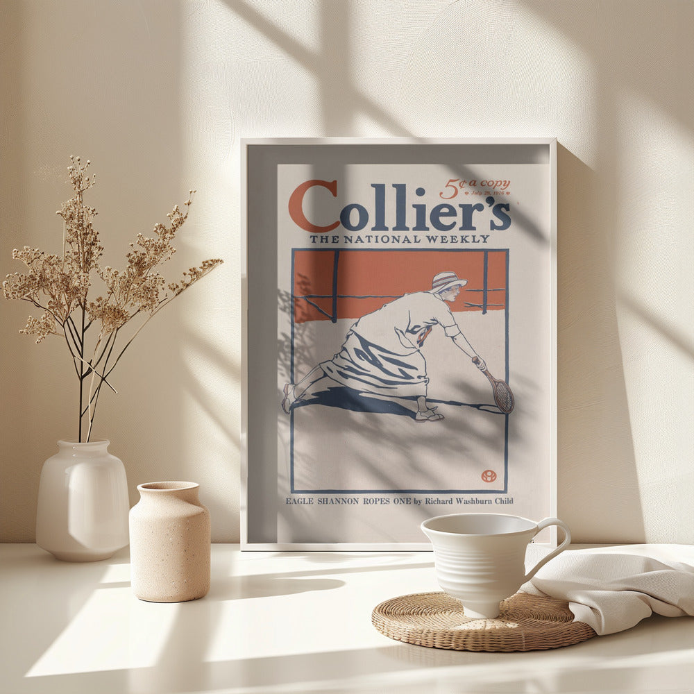 Collier's, the National Weekly, Eagle Shannon Ropes One - Poster / Art Print - interiör