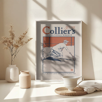 Collier's, the National Weekly, Eagle Shannon Ropes One - Poster / Art Print - interiör