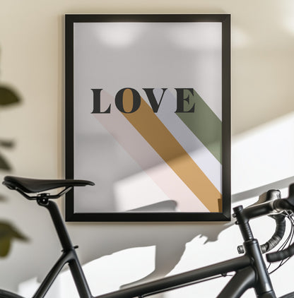 Love - Poster / Art Print - interiör