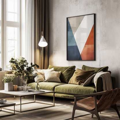 Perfect Geometric Shapes No 3 - Poster / Art Print - interiör