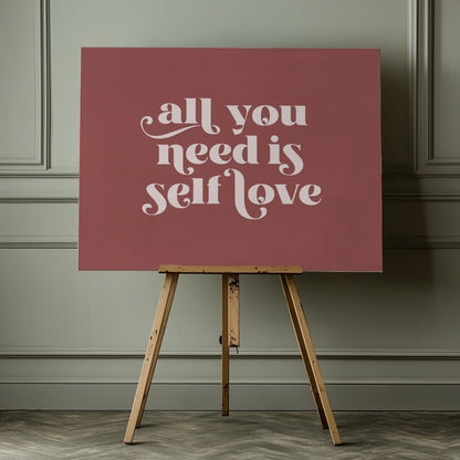 Self Love No1 - Poster / Art Print - interiör