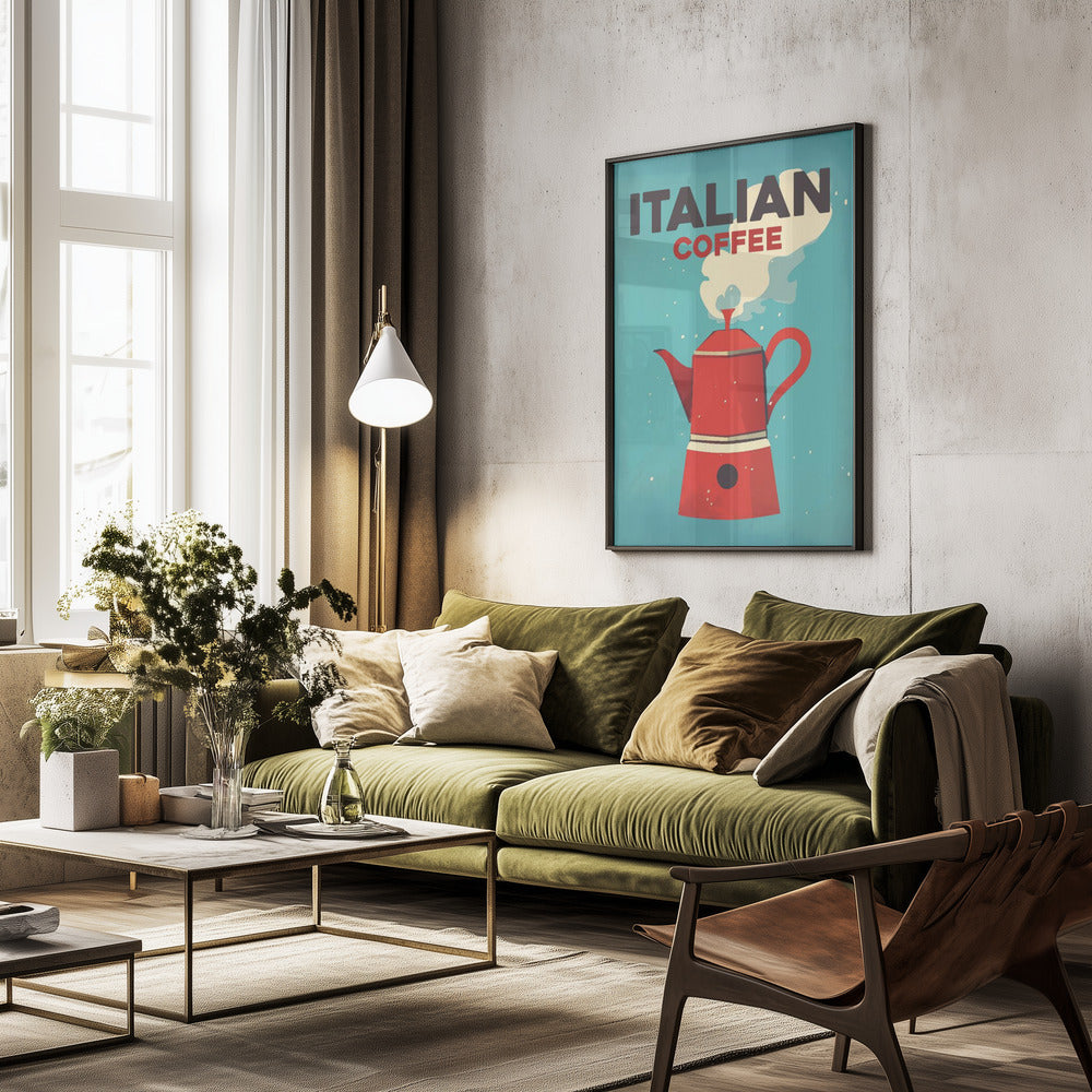 Italian Coffee - Poster / Art Print - interiör