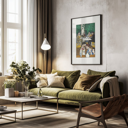At the Heuriger - Poster / Art Print - interiör